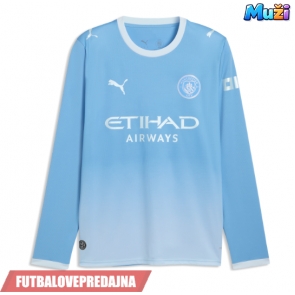 Lacne Muži Futbalové dres Manchester City 2026-27 Dlhy Rukáv - Domáci